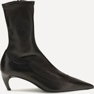 Khaite Valerie leather Ankle Boots Female 36