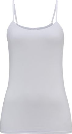 Isa Kurzarmshirt ISA BODYWEAR Spaghetti Top, Damen, Gr. XL, wei&szlig;, Obermaterial: 45% Modal CMD. 45% Baumwolle CO. 10% Elasthan EL., Shirts Kurzarmshirt