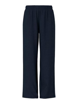 Pieces Sweathose PIECES PCCHILLI HW WIDE SWEAT PANTS NOOS BC, Damen, Gr. XS (34), N-Gr, blau (sky captain), Sweatware, Obermaterial: 50% Baumwolle, 50% Polye