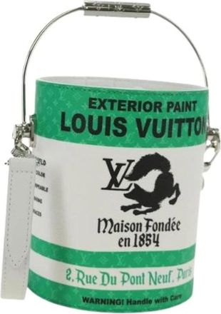 Louis Vuitton Pre-owned Vintage Bucket Bag - Dames - Vintage Tas - Groen - ONE Size - Leer - Vintage