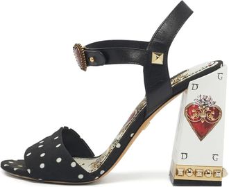 Dolce & Gabbana Sandali a pois - Nero