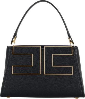 Elisabetta Franchi Logo Tote - Dames - Handtassen - Zwart - ONE Size - Tassen