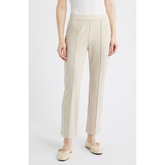Eileen Fisher High Waist Ankle Pants in Papyrus at Nordstrom, Size X-Small