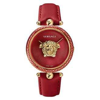 Versace Palazzo Quartz Red Dial Ladies Watch VCO120017