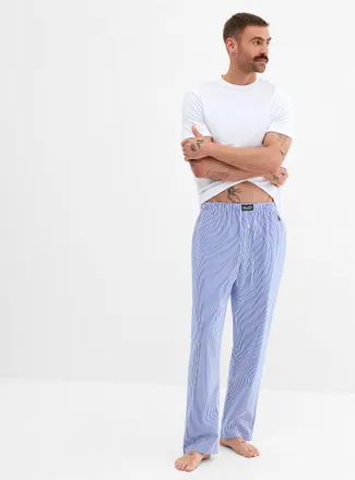 Polo Ralph Lauren Polo Shirt Ralph Lauren - Mens Blue-toned poplin pyjama pant