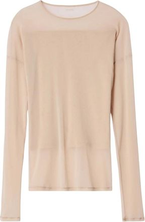 Christophe Lemaire Tops, Dames, Beige, M, Ballerina Long Sleeve Top