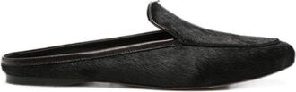 Forte_Forte loafers van ponyleer