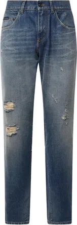 Dolce & Gabbana Heren, Jeans, Veelkleurig, Maat: M Leer