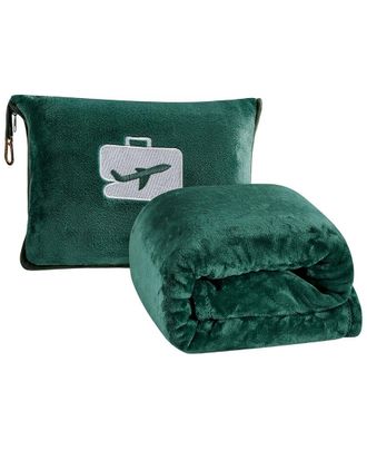 Luxury Home 2-In-1 Travel Blanket & Pillow