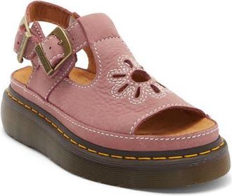 Dr. Martens Dunnet Flower Slingback Sandal in Dusty Rose at Nordstrom, Size 11Us