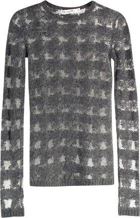 Dior Christian Dior Cashmere/Alpaca Grey Knit Jumper Size XS