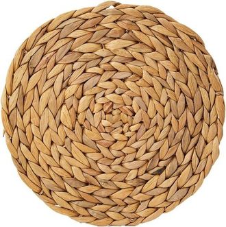 OEM Juego De 4 Manteles Individuales Naturales Hechos De Jacinto De Agua Trenzado