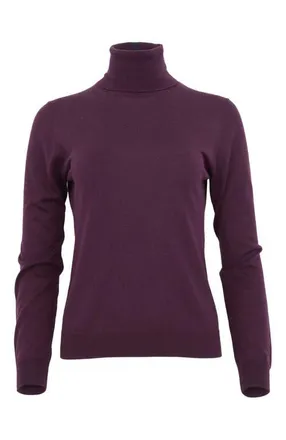 Lords of Harlech Rona Cashmere Blend Turtleneck Sweater in Plum at Nordstrom, Size Xx-Large