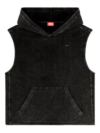 Diesel Aruba-Dnm hoodie met borduurwerk - Zwart