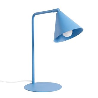 Sollux Lighting L&aacute;mpara de escritorio azul claro acero alt. 35 cm