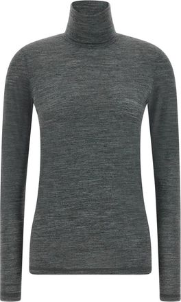 Jil Sander Tops, Dames, Grijs, S, Wol, T-shirts