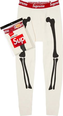 SUPREME Hanes Bones thermobroek - Beige