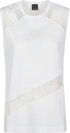 Pinko Mujer, Camisetas, Blanco, Talla: XS