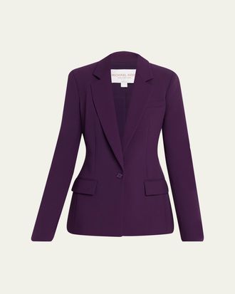 Michael Kors Tailored Single-Button Blazer