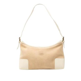 Loewe Pre-owned Shoulder Bags, female, Beige, Size: ONE SIZE Pre-owned Shoulder Bag