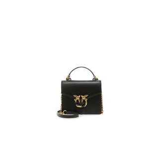 Pinko Handbags, female, Black, Size: ONE SIZE Love Mini Top Handle Simply Je Cl Vit. Seta
