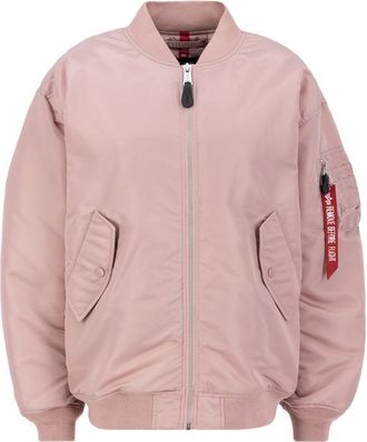 Alpha Industries Alpha Industries Womens MA-1 Core Bomber Jacket Women - Light Pink - Size Medium/Large