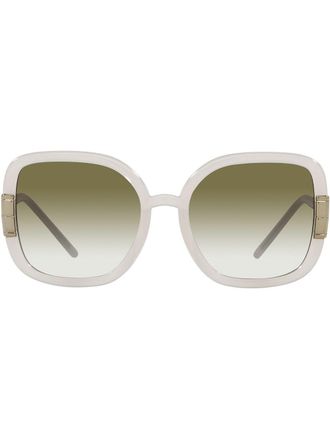 Tory Burch oversized-frame sunglasses - women - Acetate - 56 - White