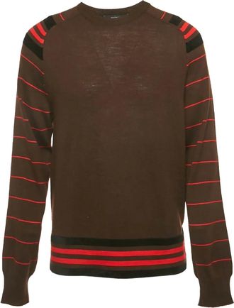 Givenchy Gestreepte wollen pullover - Bruin
