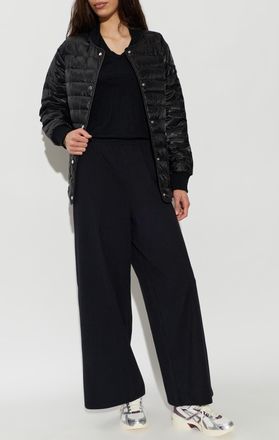 American Vintage V-neck T-shirt, Womens, Black