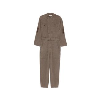 Isabel Marant Nessime Jumpsuit - female - Marant &eacute;toile - Jumpsuits - Brown - S - Jumpsuits & Playsuits