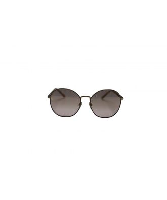 Burberry Pre-owned Womens 3094 Gradient Round Sunglasses in Brown Metal Metal (archived) - One Size