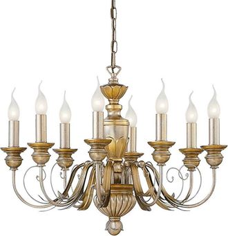 Ideal Lux Ideal Lux - Dora - 8 Light Chandelier Antique Brass Finish, E14