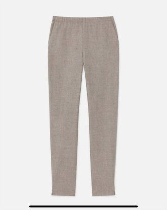 Lafayette 148 New York Womens Jones Jogger In Concrete Melange
