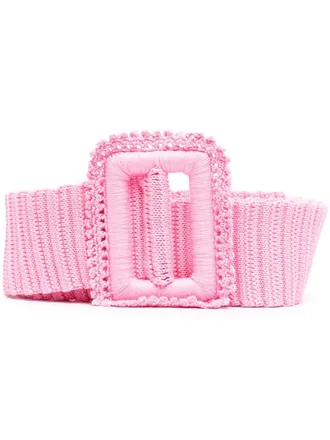 Msgm Gebreide riem - Roze