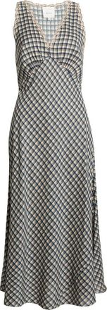 Reformation Lila Sleeveless Sleep Dress in Beacon Check at Nordstrom, Size Small