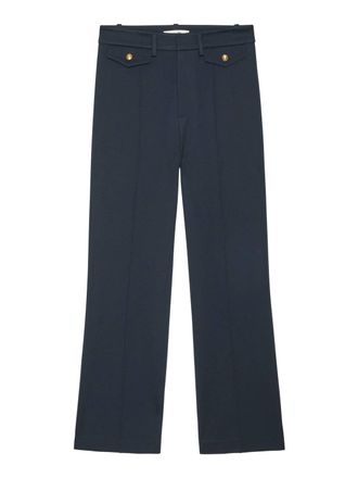 Frame Denim Womens Sculpted Seam Reboot Trouser In Navy