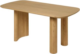 Wabi Home Mesa de comedor de madera maciza de sungkai 140cm