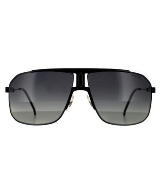 Carrera Rectangle Mens Black Grey Gradient Polarised 90041091 Metal - One Size