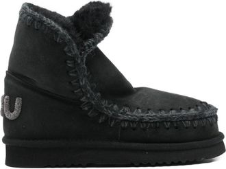 Mou Winterlaarzen met ronde neus - Dames - Winterlaarzen - Zwart - 36 EU - Schoenen