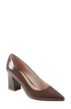 Marc Fisher Zala Block Heel Pump in Dark Brown 201 at Nordstrom Rack, Size 9