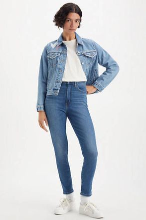 Levi's Jeans skinny R&eacute;tro alti - Donna - 26X30 - Blu / Run The World