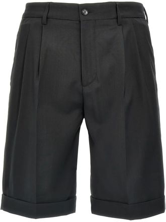 Barena Scandola Tropical bermuda shorts - men - Virgin Wool - 50 - Grey