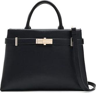 Aldo Alicietote Satchel Womens Handbags Black, Polyurethane