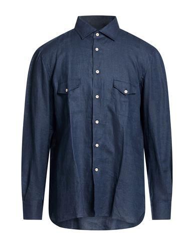 Blue shirt Formicola Errico linen トップス