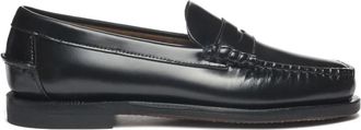Sebago Handgemaakte leren mocassin voor vrouwen - Dames - Loafers - Zwart - 41 EU - Schoenen