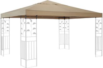 Quick-Star Ersatzdach F&uuml;r Bl&auml;tter Pavillon 3x3m Pavillondach Sand Ersatzbezug