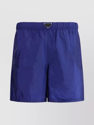 Prada swimshorts with adjustable waistband and quick-dry fabric