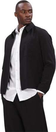 Drykorn Jerson Overshirt - Heren - Zomerjassen - Zwart - M - Jassen