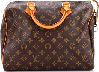 Louis Vuitton Brown Monogram Canvas Speedy 30 (Authentic Pre-Loved)