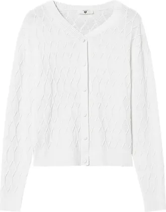Twin-Set Cardigan Lozenge - Bianco